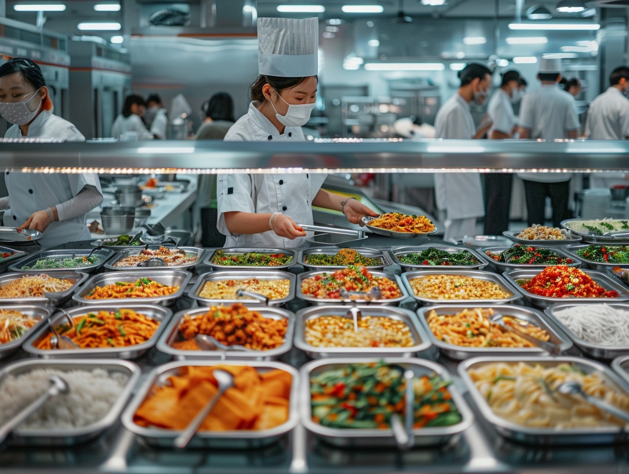 富佳膳食餐饮饭堂承包代理：为广东惠城区金融企业提供一流的餐饮服务