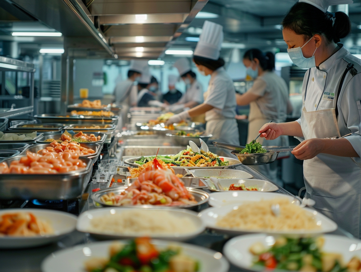 富佳膳食餐饮食堂承包代理：惠州龙门建筑材料厂实现美食与健康的完美结合