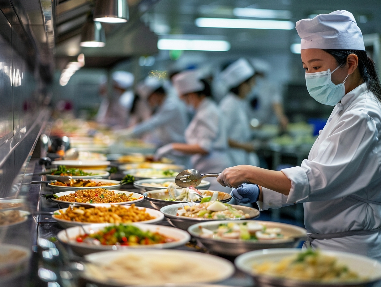 富佳膳食餐饮饭堂外包：广东省工厂的卫生和口味双保障